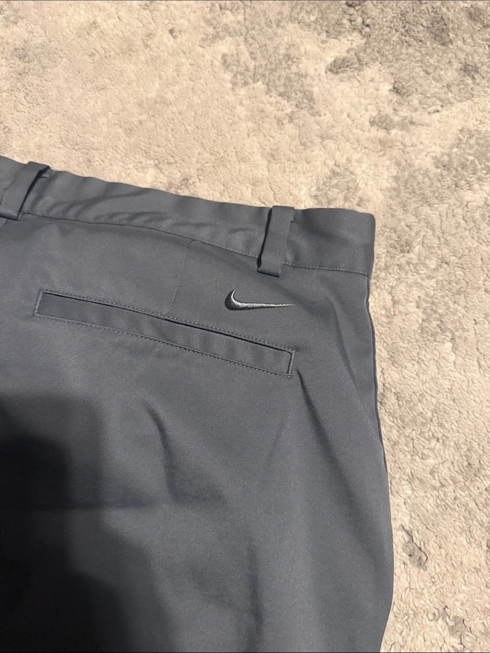 Nike Men's Dark Gray Straight-Leg Chino Pants